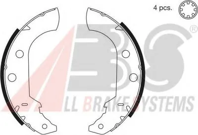 Комплект тормозных колодок A.B.S. купить