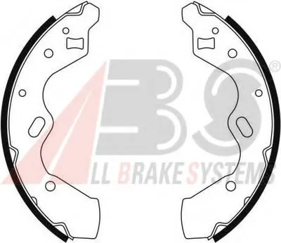Комплект тормозных колодок A.B.S. купить