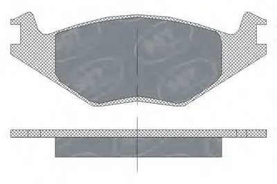 Комплект тормозных колодок, дисковый тормоз SCT Germany купить