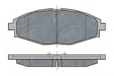 Комплект тормозных колодок, дисковый тормоз SCT Germany купить
