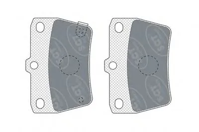 Комплект тормозных колодок, дисковый тормоз SCT Germany купить