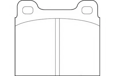 Комплект тормозных колодок, дисковый тормоз DURON купить