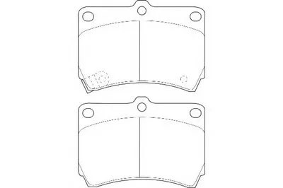 Комплект тормозных колодок, дисковый тормоз DURON купить