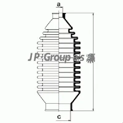 Комплект пылника, рулевое управление QH JP GROUP купить