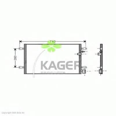 Конденсатор, кондиционер KAGER купить