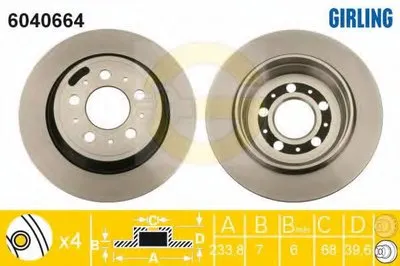 Тормозной диск GIRLING купить