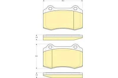 Комплект тормозных колодок, дисковый тормоз GIRLING купить