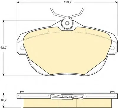 Комплект тормозных колодок, дисковый тормоз GIRLING купить