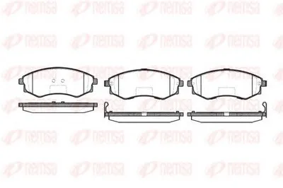 Комплект тормозных колодок, дисковый тормоз KAWE купить