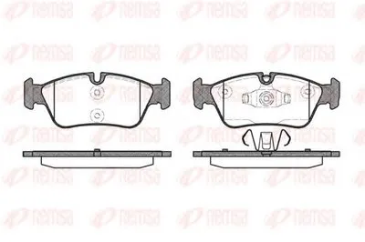 Комплект тормозных колодок, дисковый тормоз KAWE купить