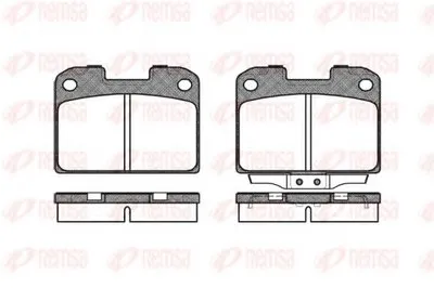 Комплект тормозных колодок, дисковый тормоз KAWE купить