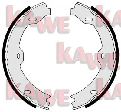 Комплект тормозных колодок, стояночная тормозная система KAWE купить