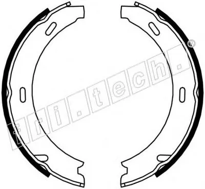 Комплект тормозных колодок, стояночная тормозная система fri.tech. купить