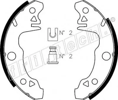 Комплект тормозных колодок fri.tech. купить