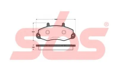 Комплект тормозных колодок, дисковый тормоз sbs купить