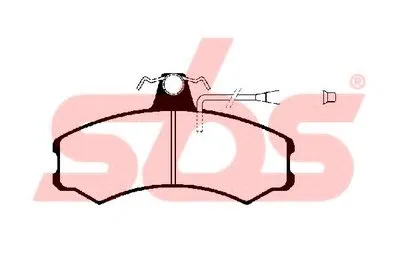 Комплект тормозных колодок, дисковый тормоз sbs купить