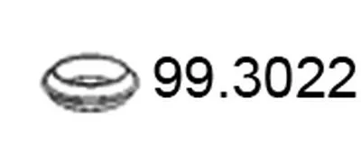 Уплотнительное кольцо, труба выхлопного газа ASSO купить