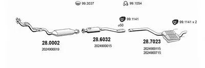 Система выпуска ОГ ASSO купить
