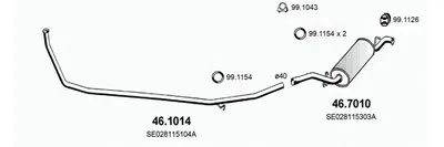 Система выпуска ОГ ASSO купить