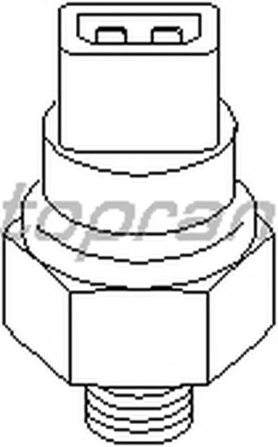 Датчик, температура охлаждающей жидкости TOPRAN купить