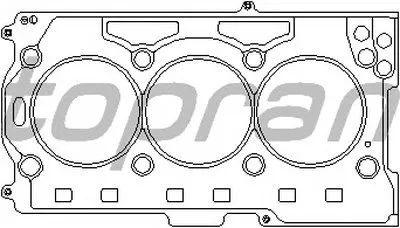 Прокладка, головка цилиндра TOPRAN купить
