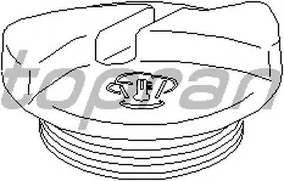Крышка, резервуар охлаждающей жидкости TOPRAN купить