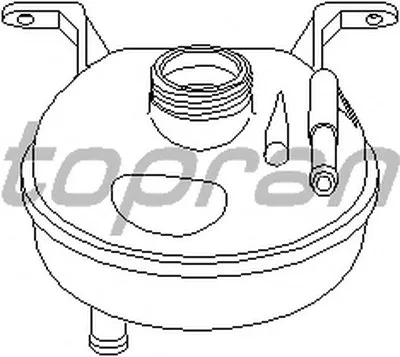 Компенсационный бак, охлаждающая жидкость TOPRAN купить