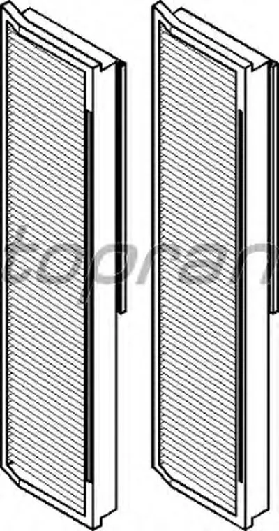 Фильтр, воздух во внутренном пространстве TOPRAN купить