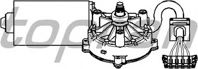 Двигатель стеклоочистителя TOPRAN купить