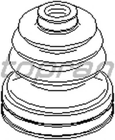 Пыльник, приводной вал TOPRAN купить