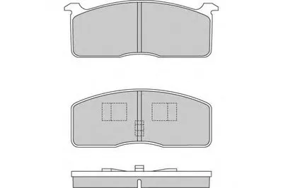 Комплект тормозных колодок, дисковый тормоз E.T.F. купить