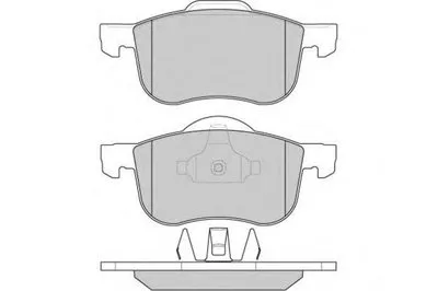 Комплект тормозных колодок, дисковый тормоз E.T.F. купить