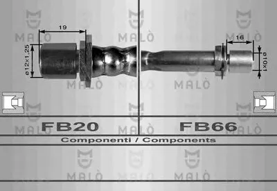 Тормозной шланг MALÒ купить