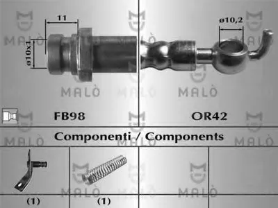 Тормозной шланг MALÒ купить