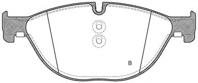 Комплект тормозных колодок, дисковый тормоз ADVANCE OPEN PARTS купить