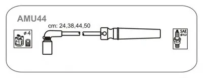 Комплект проводов зажигания JANMOR купить