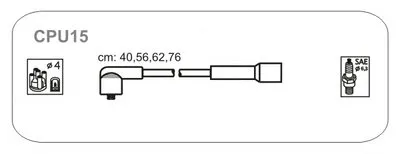 Комплект проводов зажигания JANMOR купить