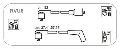 Комплект проводов зажигания JANMOR купить