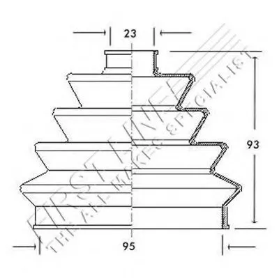 Пыльник, приводной вал FIRST LINE купить