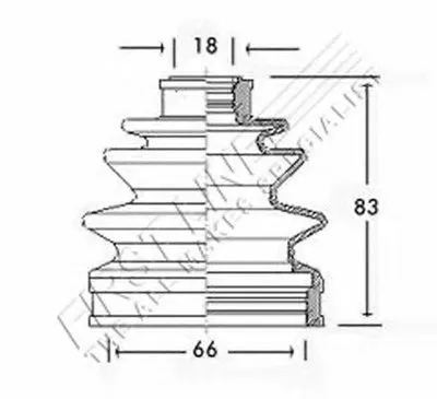 Пыльник, приводной вал FIRST LINE купить