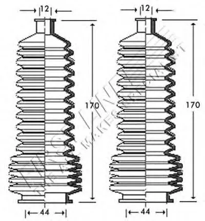 Пыльник, рулевое управление FIRST LINE купить