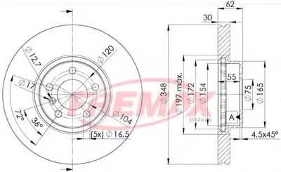 Тормозной диск Premium Black Carbon + FREMAX купить