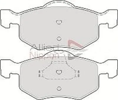 Комплект тормозных колодок, дисковый тормоз ANL Braking COMLINE купить