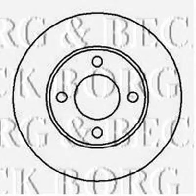 Тормозной диск BORG & BECK купить
