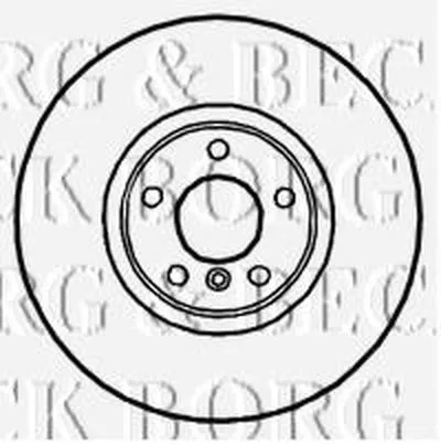Тормозной диск BORG & BECK купить