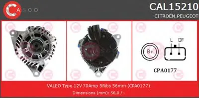 Генератор GENUINE SERIES CASCO купить