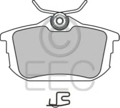 Комплект тормозных колодок, дисковый тормоз EEC купить