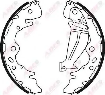 Комплект тормозных колодок ABE купить