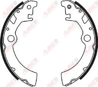 Комплект тормозных колодок ABE купить