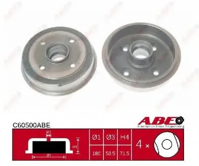 Тормозной барабан ABE купить